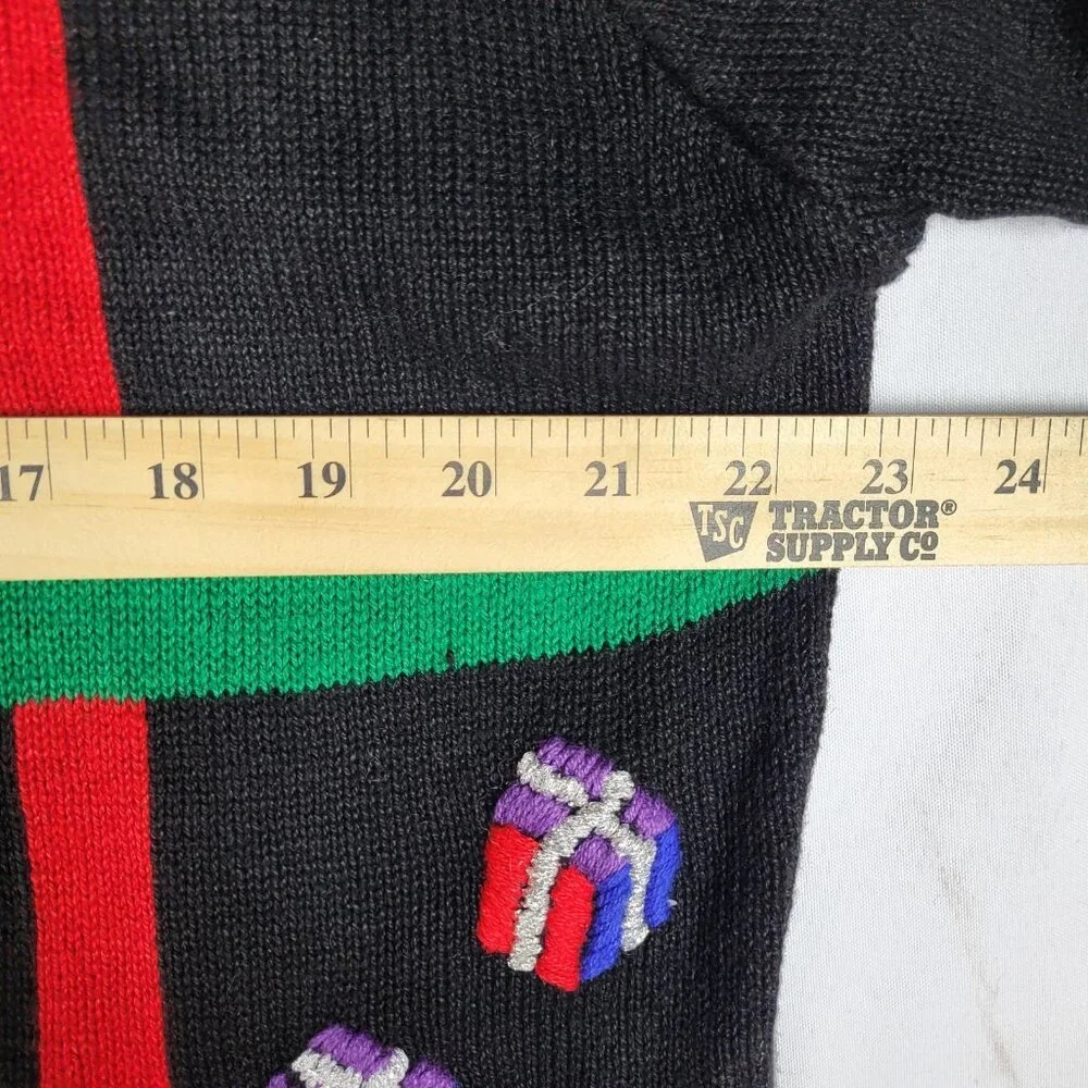 Vintage Paul Harris Ugly Christmas Sweater‎ Women's XL Embellished Holiday Party